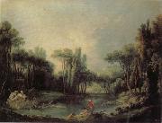 Landscape with a Pond Francois Boucher